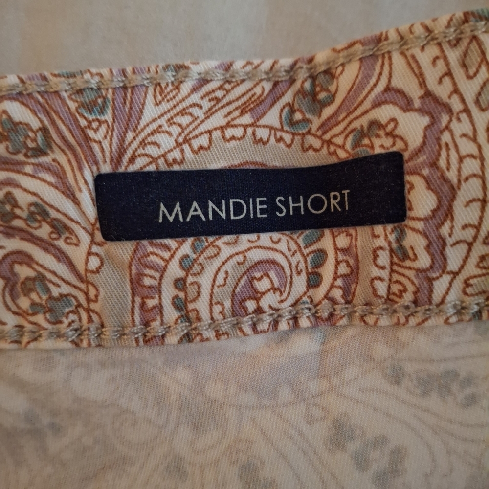 Bandolino Multicolor Paisley Shorts - Picture 6 of 10